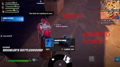 New Magneto Power In Fortnite Youtube