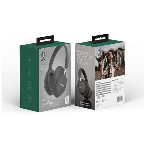 Green Lion Santiago Headphone Black Otclk