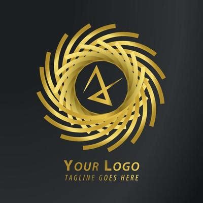 Gold Gradient Logo Vector Art, Icons, and Graphics for Free Download