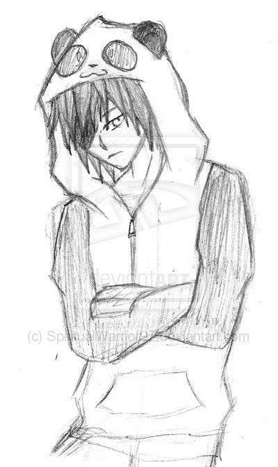 Anime Hoodie Sketch - qwlearn