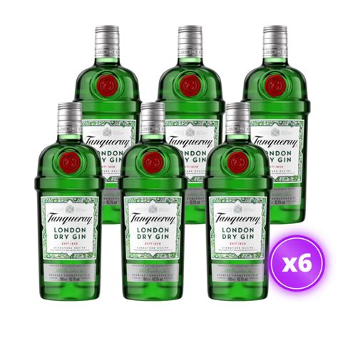 6x Gin Tanqueray London Dry 750ml