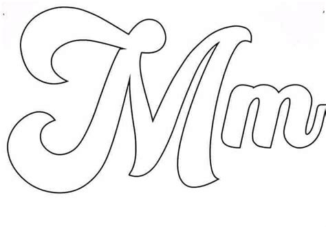 Monogram Letter M Art Print