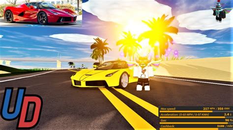 Review Of The New La Ferrari In Ultimate Driving Roblox Youtube