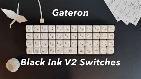 Gateron Black Ink V Switches Lubed Filmed Typing Sounds Youtube