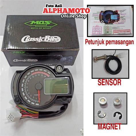 Jual Spidometer Rpm Digital Model Koso Rx2n Spido Takometer Speedometer