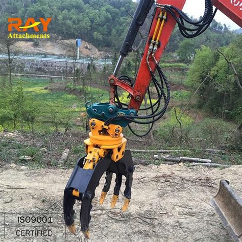 RHG04 model grab Stone grapple - Buy stone grapple, hydraulic grapple, rotating demolition ...