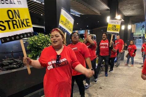 Thousands Of California Hotel Workers Strike For Higher Wages Localnews