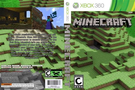 Minecraft Xbox 360 Box Art Cover by Mikeyplater