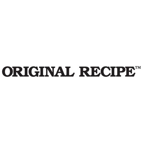 Original Recipe logo, Vector Logo of Original Recipe brand free ...