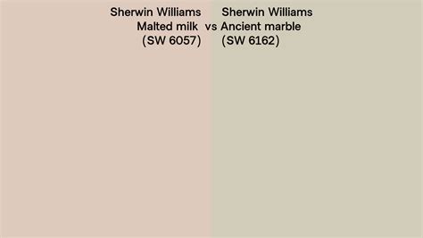 Sherwin Williams Malted Milk Vs Ancient Marble Side By Side Comparison