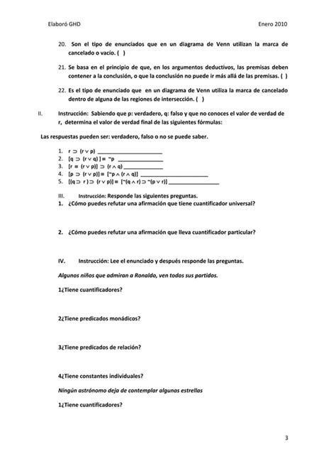 Ejercicios Para Preperar El 3er Examen PDF