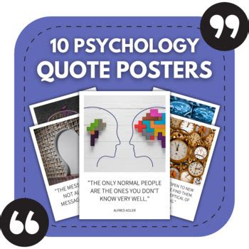 10 Psychology Posters | Quotes About Psychology for Bulletin Boards