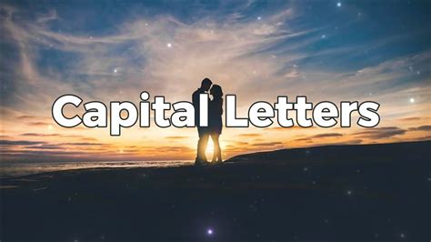 Capital Letters Bloodpop And Hailee Steinfeld Lyrics Youtube