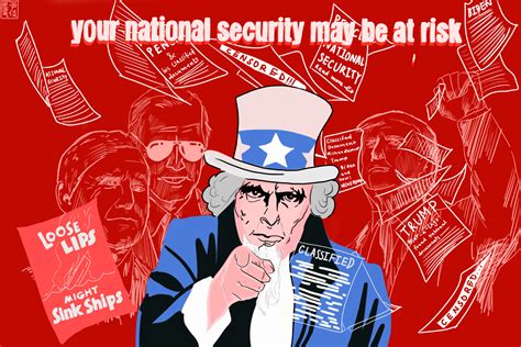 Cartoon National Security At Risk Scot Scoop News