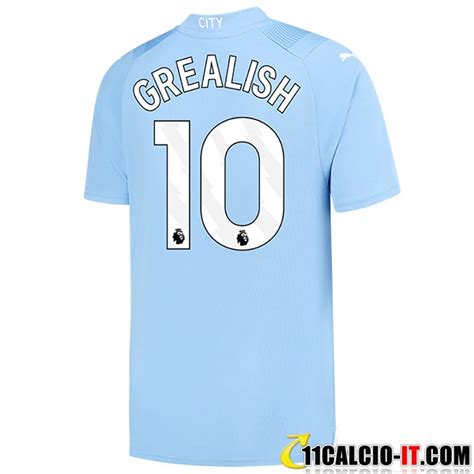 Sito Maglie Calcio Manchester City GREALISH 10 2023 2024 Prima