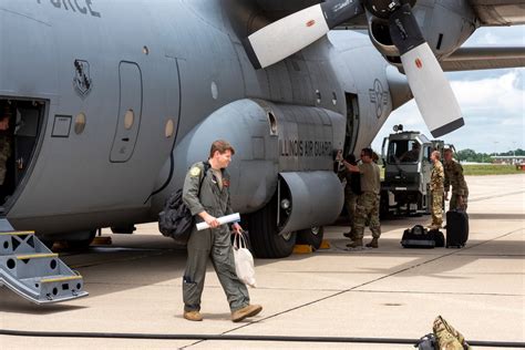 Dvids Images Us Airmen With The 182nd Airlift Wing Return To