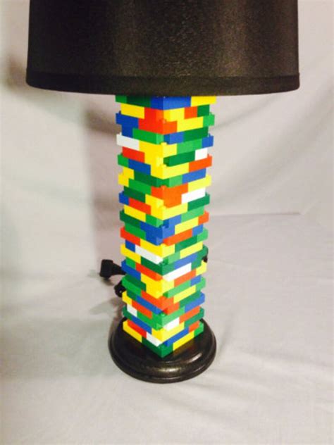 Multicolored Rainbow Lamp Made Of Lego® Bricks Etsy