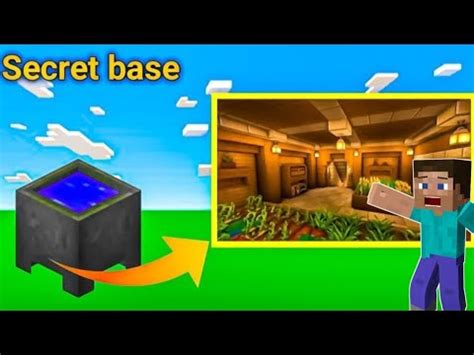 How To Make Secret Base In Minecraft Minecraft Secret Base YouTube