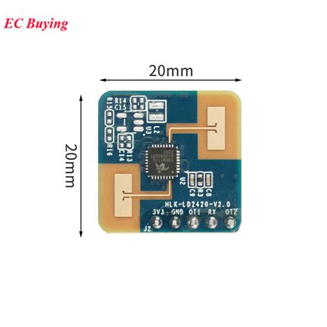 Sensor de Radar de onda milimétrica de 24G HLK LD2420 LD2420 FMCW