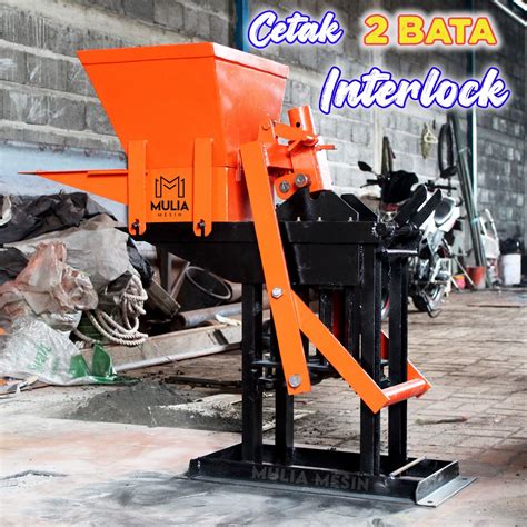 Jual Cetakan Bata Interlock Mesin Cetak Bata Interlock Manual