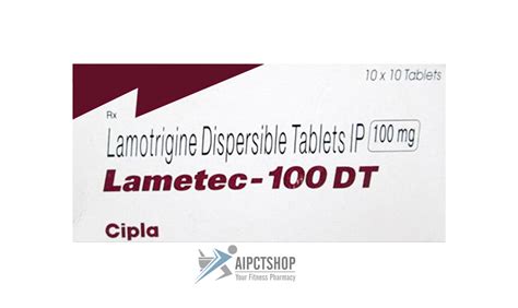 Buy Lametec DT Lamotrigine 100 Mg 100 Tablets Online Aipctshop