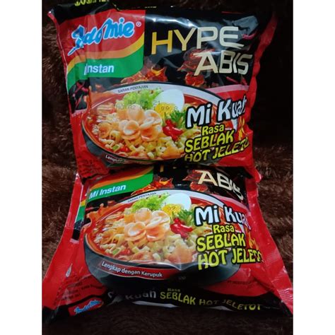 Jual Indomie Hype Abis Mi Kuah Rasa Seblak Hot Jeletot Gr Shopee