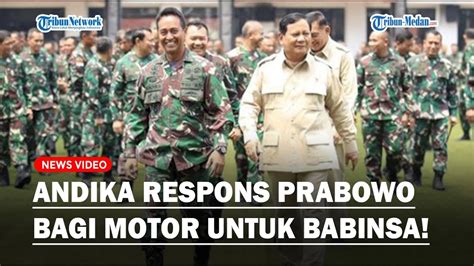 Andika Perkasa Respons Soal Prabowo Bagi Bagi Sepeda Motor Untuk