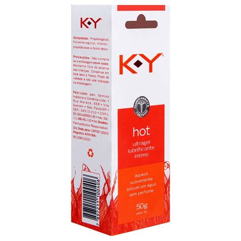 K y Ultragel Hot Lubrificante íntimo 50g Ky Gall