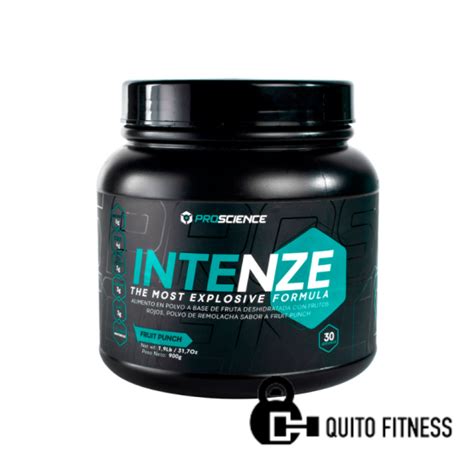 Intenze Preworkout Ser Fruit Punch Pro Science Quitofitness