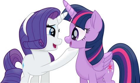 Rarity And Twilight Sparkle By Cloudyglow On Deviantart