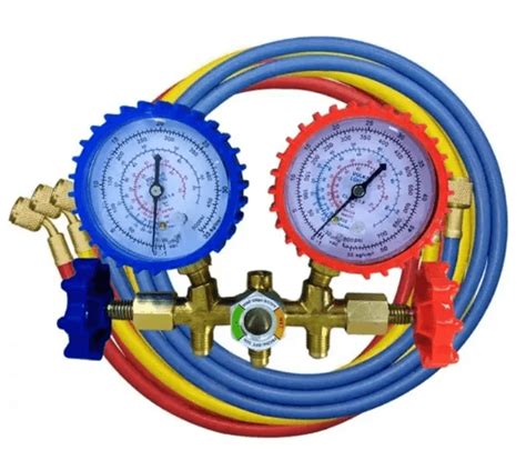 Manifold C Mangueiras 90 Cm R12 R22 R134a R404a Vulkan