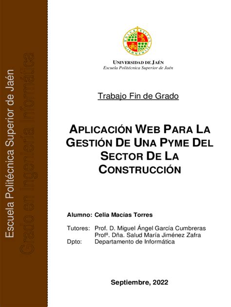 Completable En L Nea Aplicacin Web Para La Gestin De Una Pyme Del