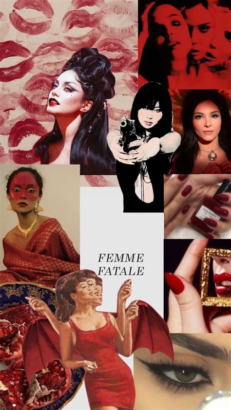 Femme Fatale Aestheticmoodboard Dark Feminine Aesthetic Feminine