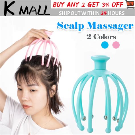 Claws Octopus Head Massager Scalp Relaxation Relief Body Massager