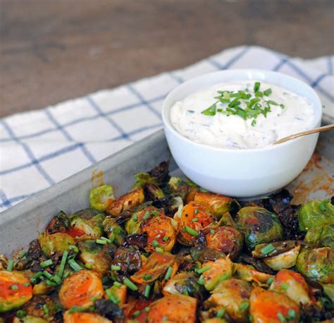 Crispy Buffalo Brussels Sprouts Domestikatedlife