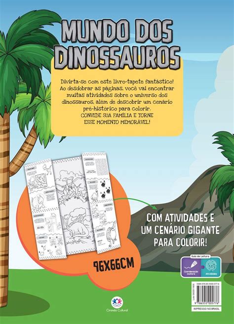 Livro Mundo Dos Dinossauros Meu Livr O De Colorir Livros De