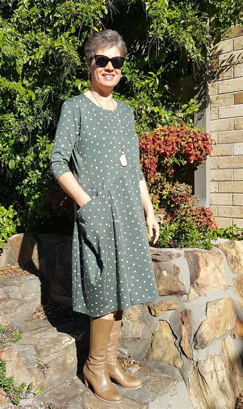 Sew Jean Margaret Style Arc Alissa Knit Dress For Artwear August