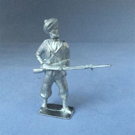 Indian Infantry Standing At Ready Britains Style Rmsm V