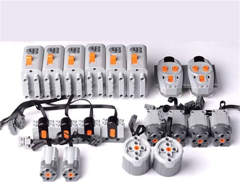 Buy Merk Power Functions Motor Battery Box Ir Remote Receiver Set For