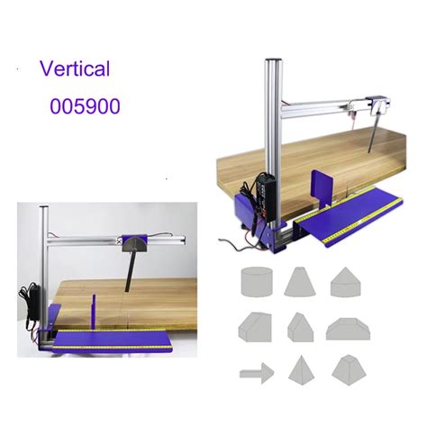 Horizontal Vertical Hot Wire Foam Cutter Desktop Foam Cutter Table Edge