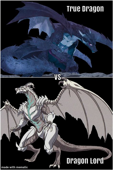 Which Species Is Stronger True Dragons From Tensura Vs Dragon Lords