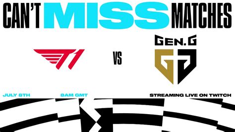 2022 LCK Summer Week 4 Marquee Matchup Preview T1 Vs Gen G