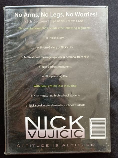 DVD No Arms No Legs No Worries Nick Vujicic Hobbies Toys