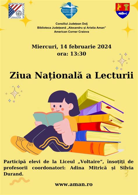 Ziua Na Ional A Lecturii I Ora De Poveste Azi Februarie