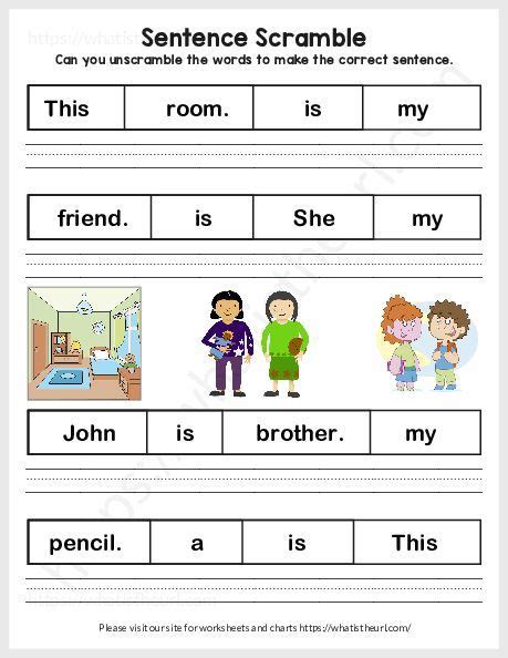 Unscramble The Words And Write The Sentences Exercise 9 Educacion