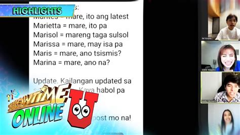 Meme Mai-Post Lang: Marites Names Origins | Showtime Online U - YouTube