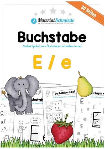 Buchstabe E MaterialGuru