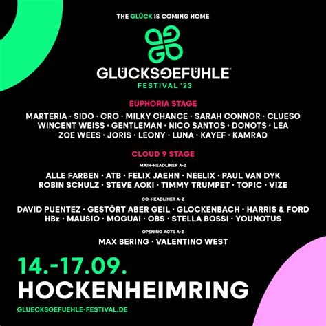 GLÜCKSGEFÜHLE FESTIVAL 2023 GEHEIMTIPP STUTTGART