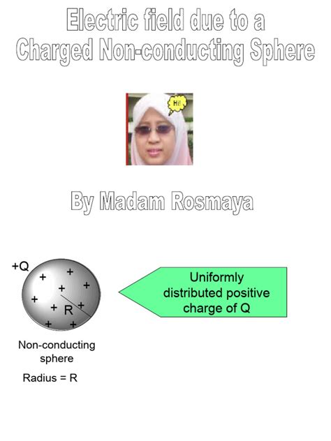 Chap12 Electric Field Of Non Conducting Sphere Pdf Sphere