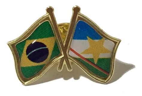 Pin Da Bandeira Do Brasil X Roraima MercadoLivre